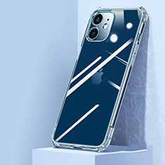Carcasa Bumper Funda Silicona Transparente Espejo H02 para Apple iPhone 12 Claro