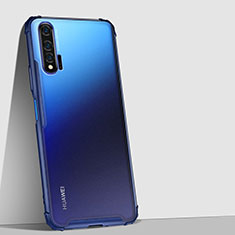 Carcasa Bumper Funda Silicona Transparente Espejo H02 para Huawei Nova 6 5G Azul