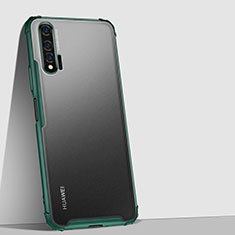 Carcasa Bumper Funda Silicona Transparente Espejo H02 para Huawei Nova 6 5G Verde