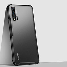 Carcasa Bumper Funda Silicona Transparente Espejo H02 para Huawei Nova 6 Negro