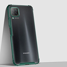 Carcasa Bumper Funda Silicona Transparente Espejo H02 para Huawei Nova 7i Verde