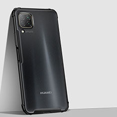 Carcasa Bumper Funda Silicona Transparente Espejo H02 para Huawei P40 Lite Negro