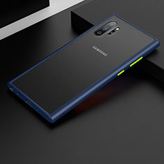 Carcasa Bumper Funda Silicona Transparente Espejo H02 para Samsung Galaxy Note 10 Plus 5G Azul