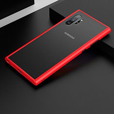 Carcasa Bumper Funda Silicona Transparente Espejo H02 para Samsung Galaxy Note 10 Plus 5G Rojo