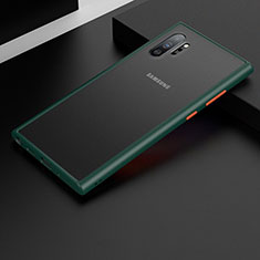 Carcasa Bumper Funda Silicona Transparente Espejo H02 para Samsung Galaxy Note 10 Plus Verde