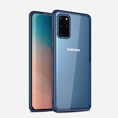 Carcasa Bumper Funda Silicona Transparente Espejo H02 para Samsung Galaxy S20 Plus 5G Azul