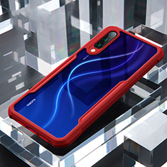 Carcasa Bumper Funda Silicona Transparente Espejo H02 para Xiaomi Mi A3 Rojo