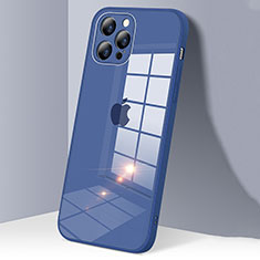 Carcasa Bumper Funda Silicona Transparente Espejo H06 para Apple iPhone 12 Pro Azul