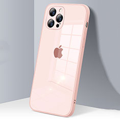 Carcasa Bumper Funda Silicona Transparente Espejo H06 para Apple iPhone 12 Pro Max Rosa