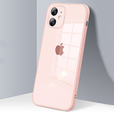 Carcasa Bumper Funda Silicona Transparente Espejo H06 para Apple iPhone 12 Rosa