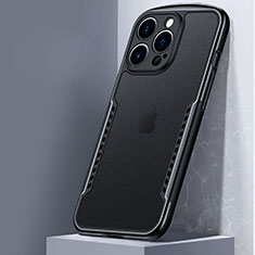 Carcasa Bumper Funda Silicona Transparente Espejo M01 para Apple iPhone 13 Pro Negro