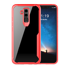 Carcasa Bumper Funda Silicona Transparente Espejo M01 para Huawei Mate 20 Lite Rojo