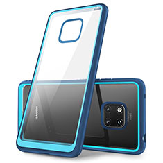 Carcasa Bumper Funda Silicona Transparente Espejo M01 para Huawei Mate 20 Pro Azul