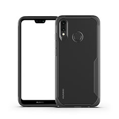 Carcasa Bumper Funda Silicona Transparente Espejo M01 para Huawei Nova 3e Negro