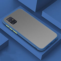 Carcasa Bumper Funda Silicona Transparente Espejo M01 para Samsung Galaxy A71 4G A715 Azul