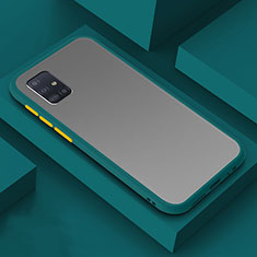 Carcasa Bumper Funda Silicona Transparente Espejo M01 para Samsung Galaxy A71 5G Verde
