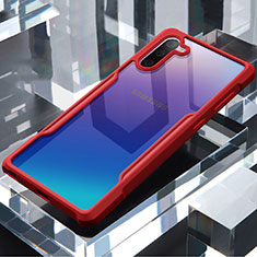 Carcasa Bumper Funda Silicona Transparente Espejo M01 para Samsung Galaxy Note 10 5G Rojo