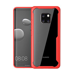 Carcasa Bumper Funda Silicona Transparente Espejo M02 para Huawei Mate 20 Pro Rojo