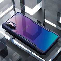 Carcasa Bumper Funda Silicona Transparente Espejo M02 para Samsung Galaxy Note 10 Plus 5G Azul