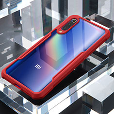 Carcasa Bumper Funda Silicona Transparente Espejo M02 para Xiaomi Mi 9 Rojo