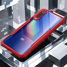 Carcasa Bumper Funda Silicona Transparente Espejo M02 para Xiaomi Mi A3 Lite Rojo