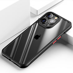 Carcasa Bumper Funda Silicona Transparente Espejo M03 para Apple iPhone 14 Pro Max Negro