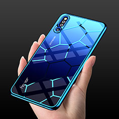 Carcasa Bumper Funda Silicona Transparente Espejo M03 para Huawei Honor Magic 2 Azul