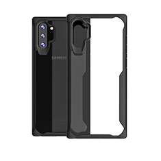 Carcasa Bumper Funda Silicona Transparente Espejo M03 para Samsung Galaxy Note 10 Plus 5G Negro