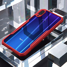 Carcasa Bumper Funda Silicona Transparente Espejo M03 para Xiaomi Redmi Note 7 Rojo