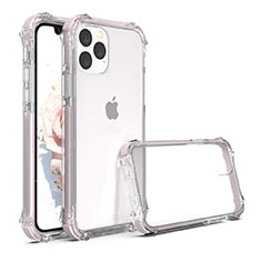Carcasa Bumper Funda Silicona Transparente Espejo M04 para Apple iPhone 11 Pro Max Oro Rosa