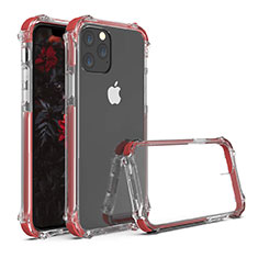 Carcasa Bumper Funda Silicona Transparente Espejo M04 para Apple iPhone 11 Pro Rojo