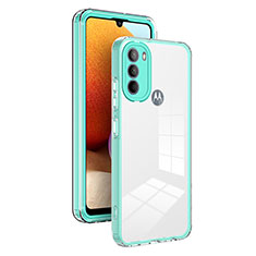 Carcasa Bumper Funda Silicona Transparente Espejo MQ1 para Motorola Moto G41 Verde