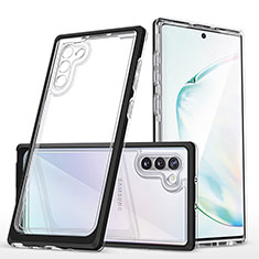 Carcasa Bumper Funda Silicona Transparente Espejo MQ1 para Samsung Galaxy Note 10 5G Negro