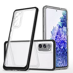 Carcasa Bumper Funda Silicona Transparente Espejo MQ1 para Samsung Galaxy S20 FE (2022) 5G Negro