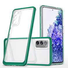 Carcasa Bumper Funda Silicona Transparente Espejo MQ1 para Samsung Galaxy S20 Lite 5G Verde
