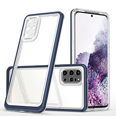 Carcasa Bumper Funda Silicona Transparente Espejo MQ1 para Samsung Galaxy S20 Plus 5G Azul