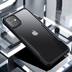 Carcasa Bumper Funda Silicona Transparente Espejo para Apple iPhone 11 Negro