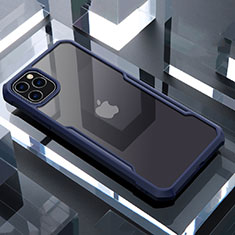 Carcasa Bumper Funda Silicona Transparente Espejo para Apple iPhone 11 Pro Azul