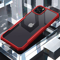 Carcasa Bumper Funda Silicona Transparente Espejo para Apple iPhone 11 Pro Rojo