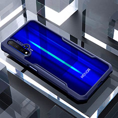 Carcasa Bumper Funda Silicona Transparente Espejo para Huawei Honor 20 Azul