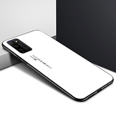 Carcasa Bumper Funda Silicona Transparente Espejo para Huawei Honor 30 Lite 5G Blanco