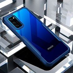 Carcasa Bumper Funda Silicona Transparente Espejo para Huawei Honor V30 5G Azul