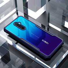 Carcasa Bumper Funda Silicona Transparente Espejo para Oppo Reno Ace Azul