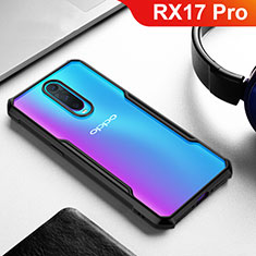 Carcasa Bumper Funda Silicona Transparente Espejo para Oppo RX17 Pro Negro