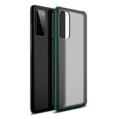 Carcasa Bumper Funda Silicona Transparente Espejo para Samsung Galaxy S20 FE 5G Verde