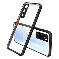 Carcasa Bumper Funda Silicona Transparente Espejo para Vivo V20 SE Negro