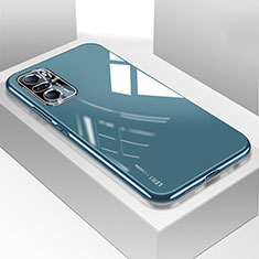 Carcasa Bumper Funda Silicona Transparente Espejo para Xiaomi Mi 11i 5G Azul