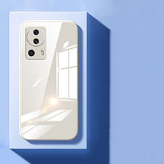 Carcasa Bumper Funda Silicona Transparente Espejo para Xiaomi Mi 12 Lite NE 5G Blanco