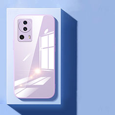 Carcasa Bumper Funda Silicona Transparente Espejo para Xiaomi Mi 12 Lite NE 5G Morado