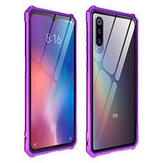 Carcasa Bumper Funda Silicona Transparente Espejo para Xiaomi Mi 9 Pro Morado